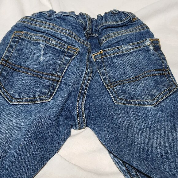 By Gosh Girls Embroidered Jeans – Size 3T – Floral Patchwork & Distressed Detail - Picture 12 of 13